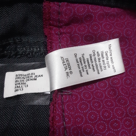 NEW Athleta  Frontier Blue Denim Jeans Size 4 - Picture 13 of 14